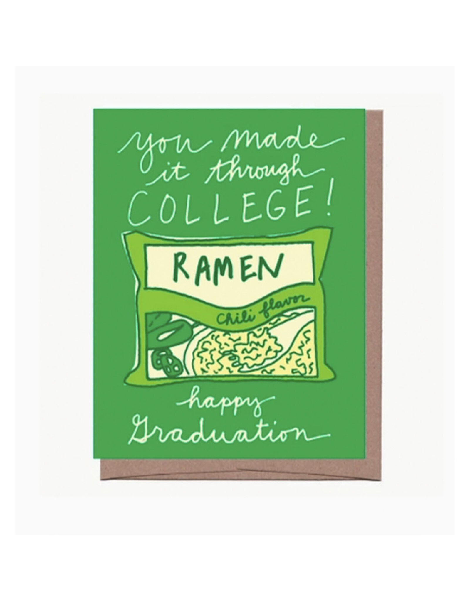 Ramen College Graduation Greeting Card