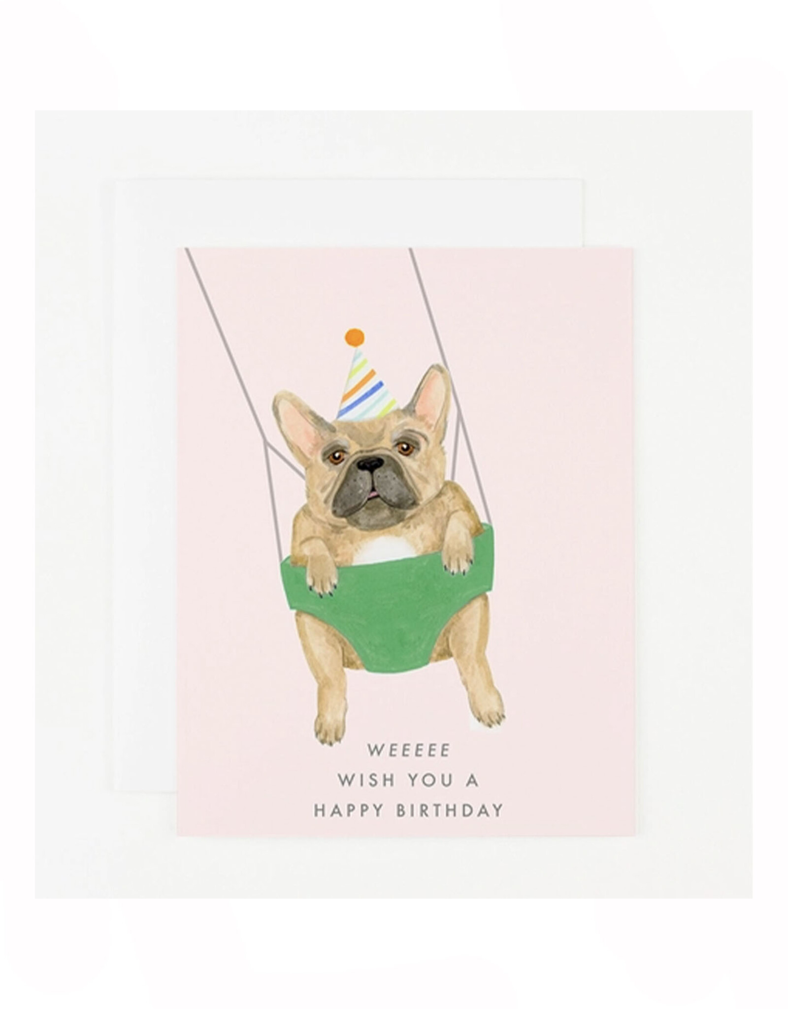 Weeeee Happy Birthday Dog Greeting Card