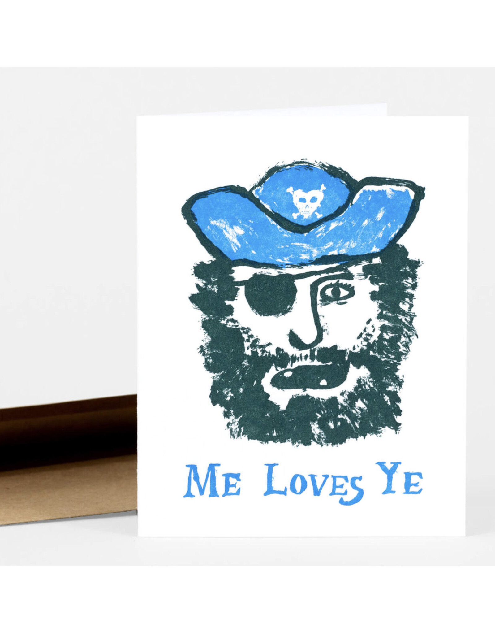 Me Loves Ye Pirate Greeting Card