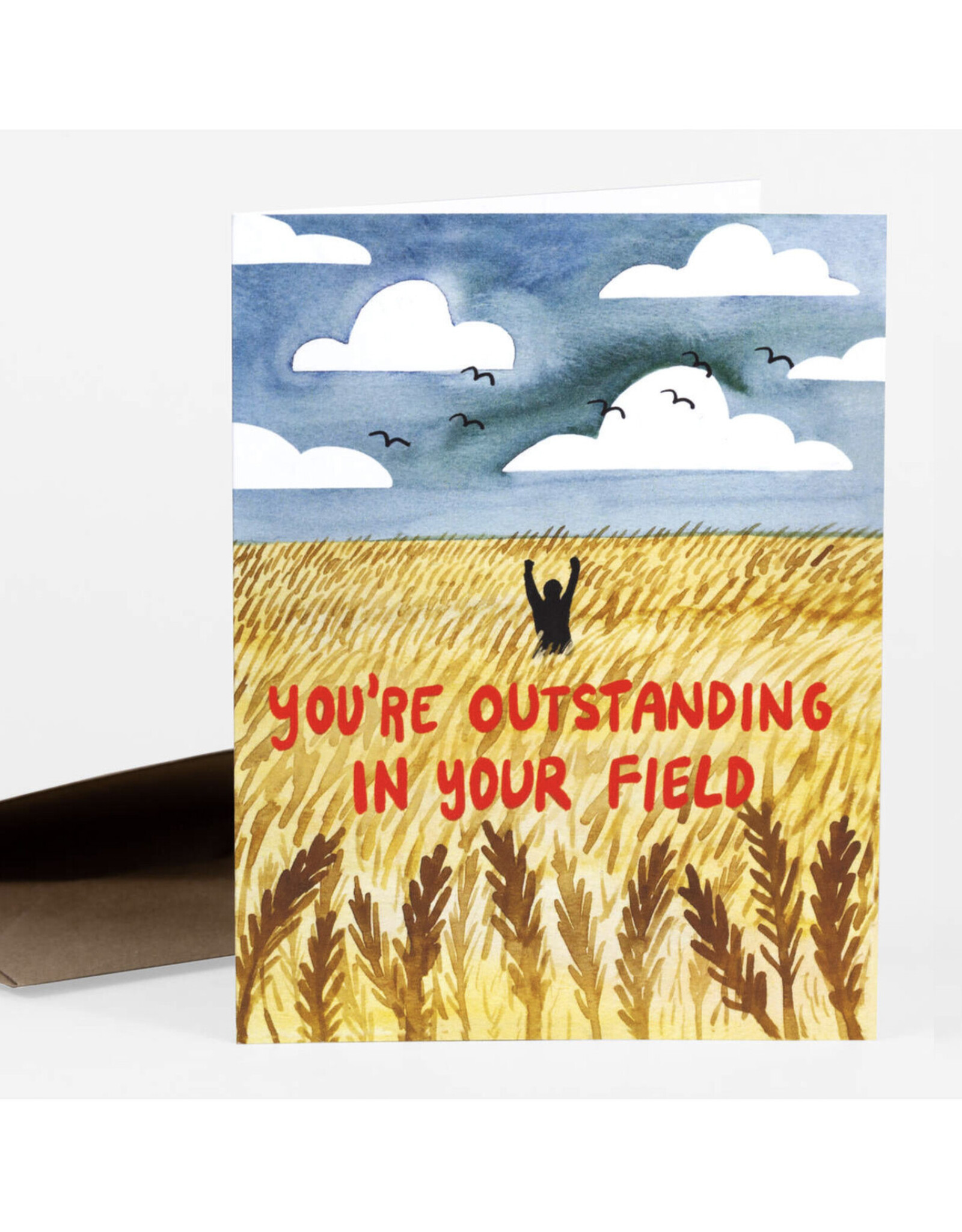 Outstanding In Your Field Greeting Card