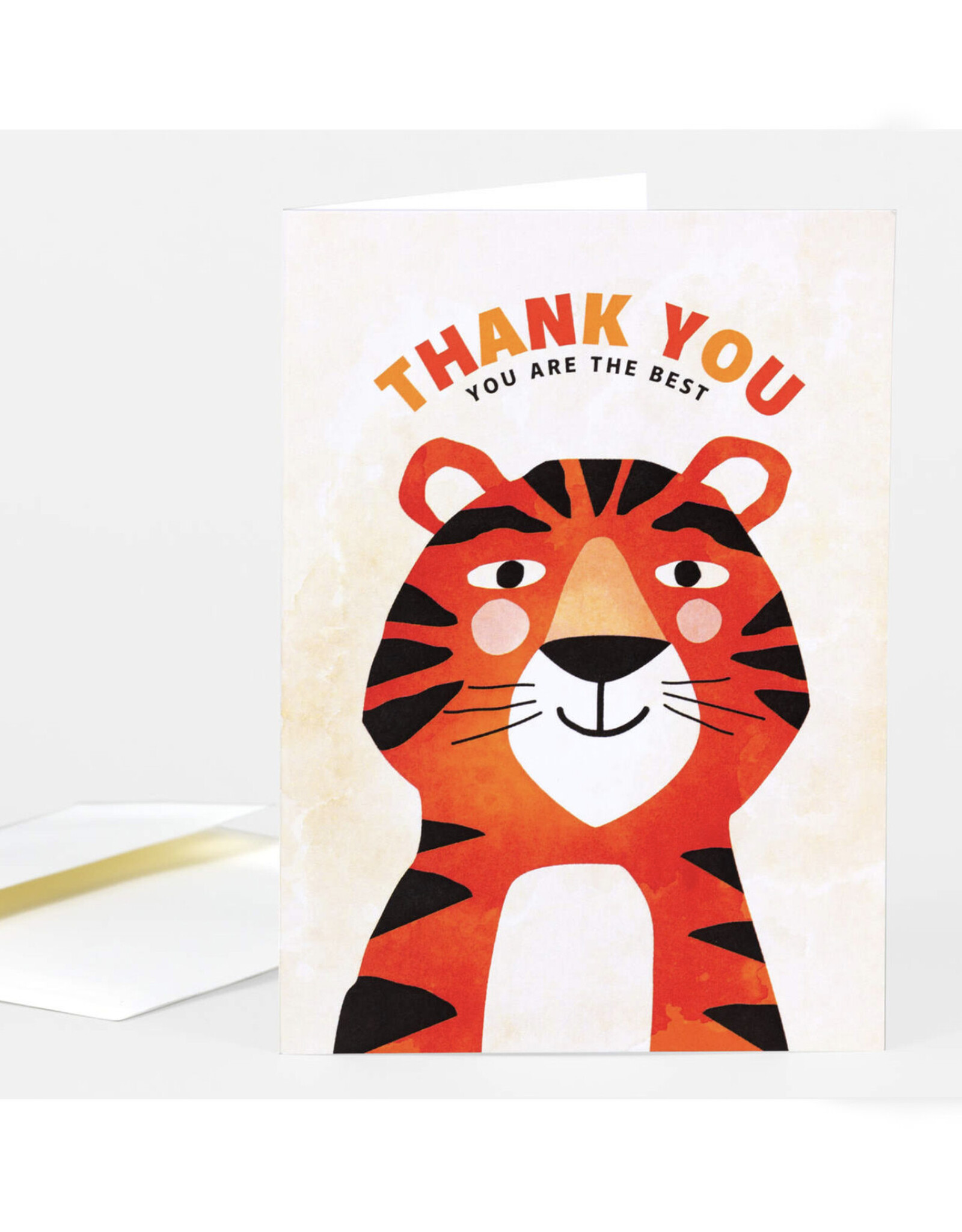 You Are The Best Thank You Tiger Greeting Card