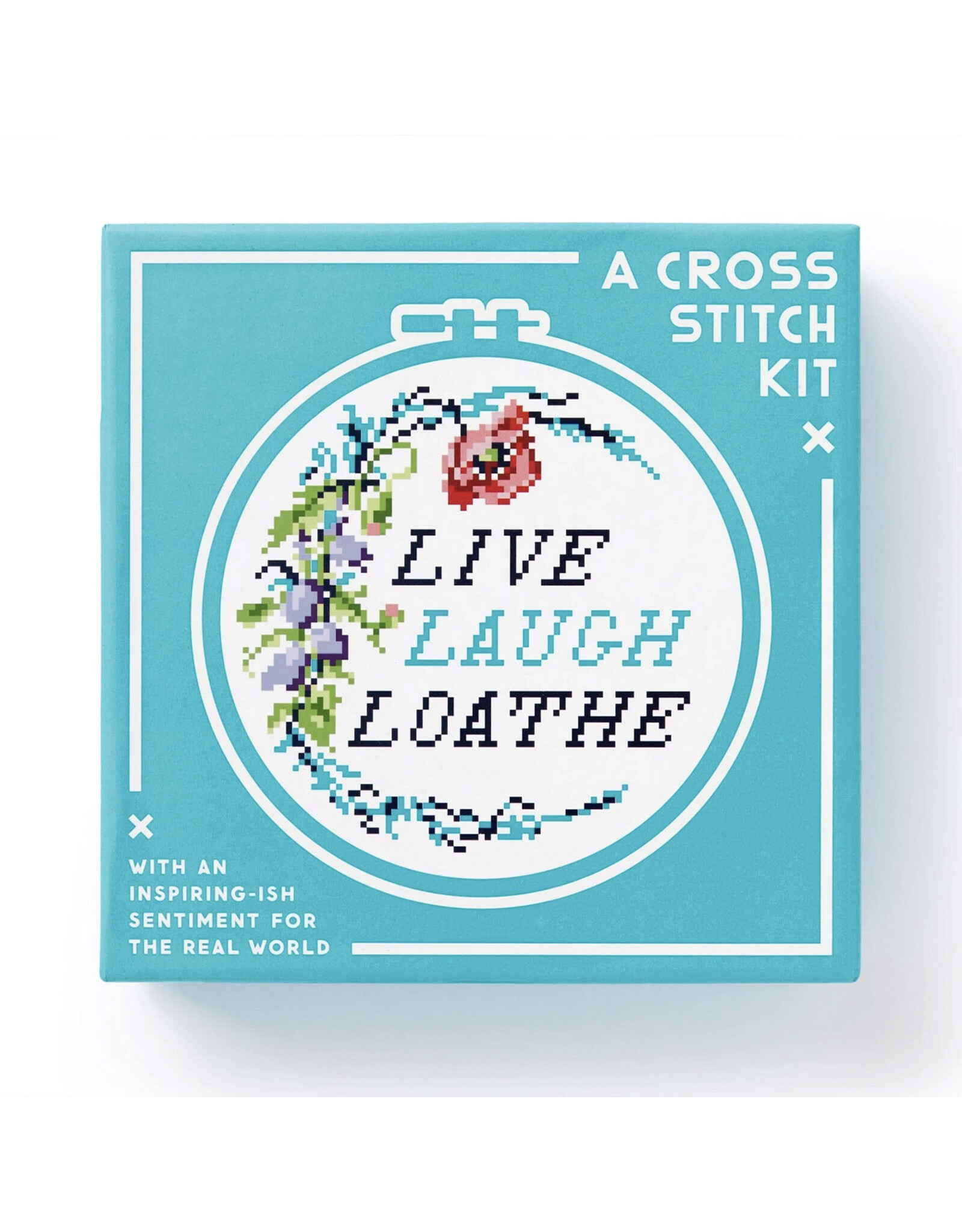 Live Laugh Loathe Cross Stitch Set