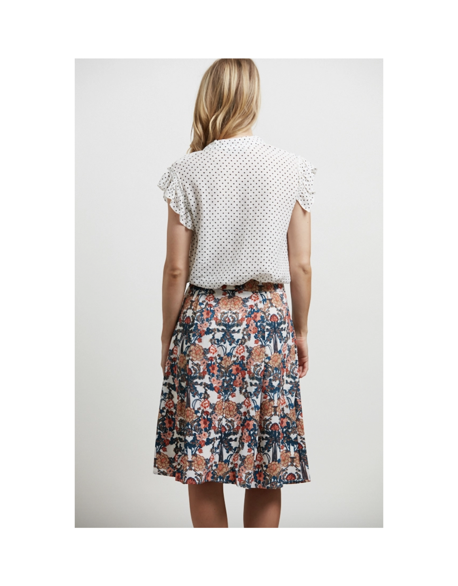 Peony Bouquets Flowy Skirt*