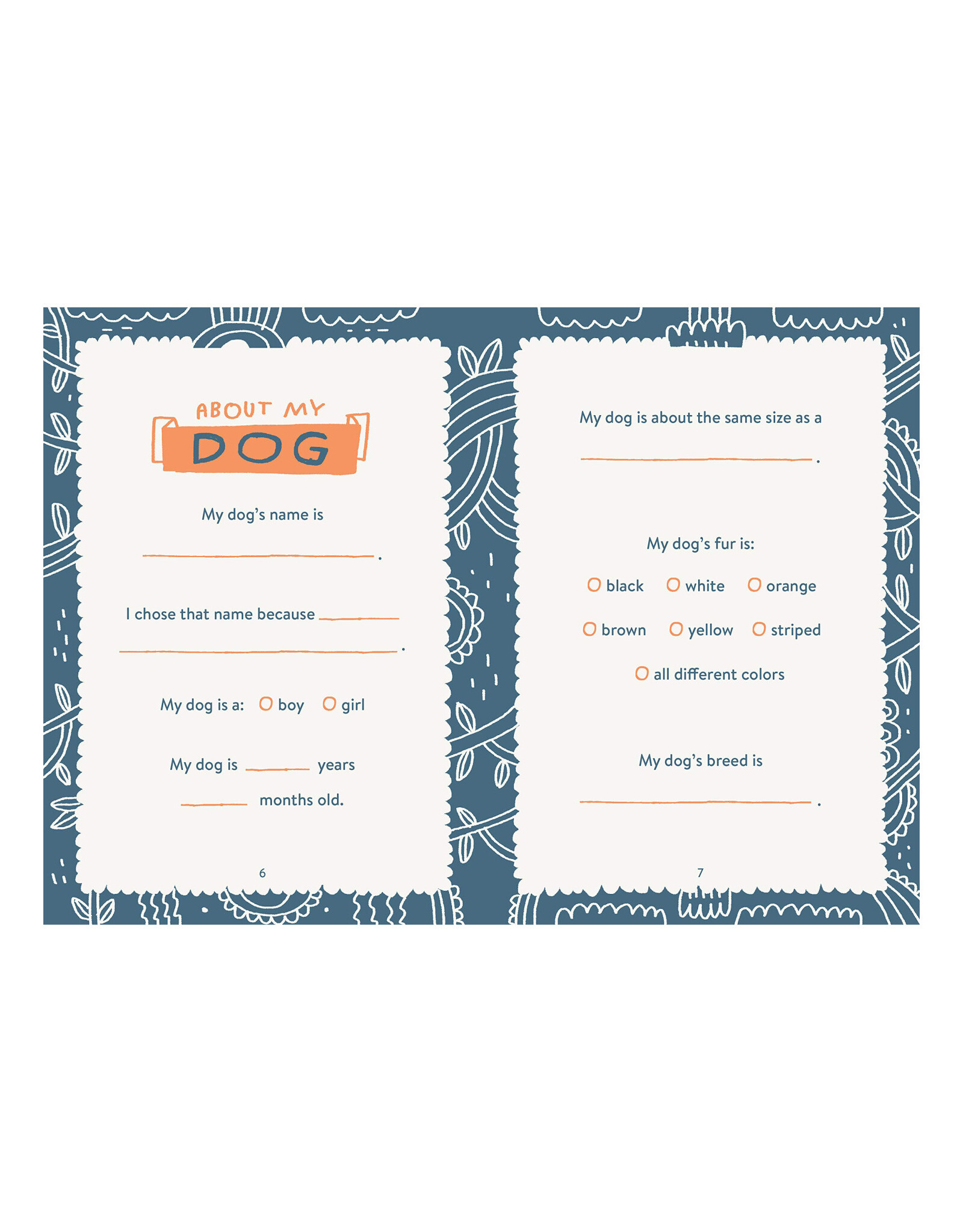 My Dog Book Keepsake Journal