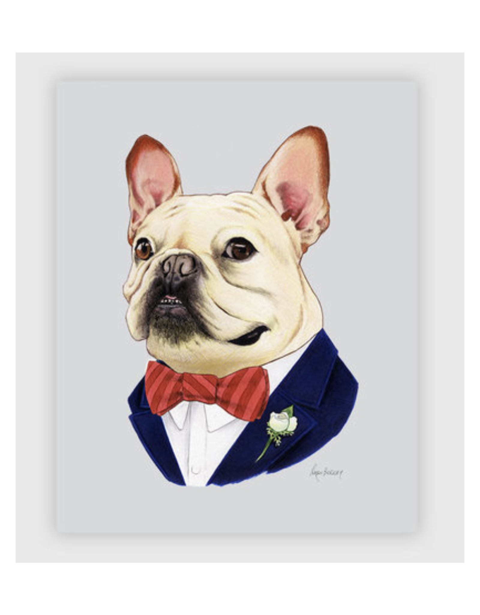 Dapper French Bulldog Print