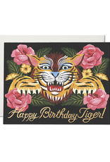 Happy Birthday Tiger Roar Greeting Card