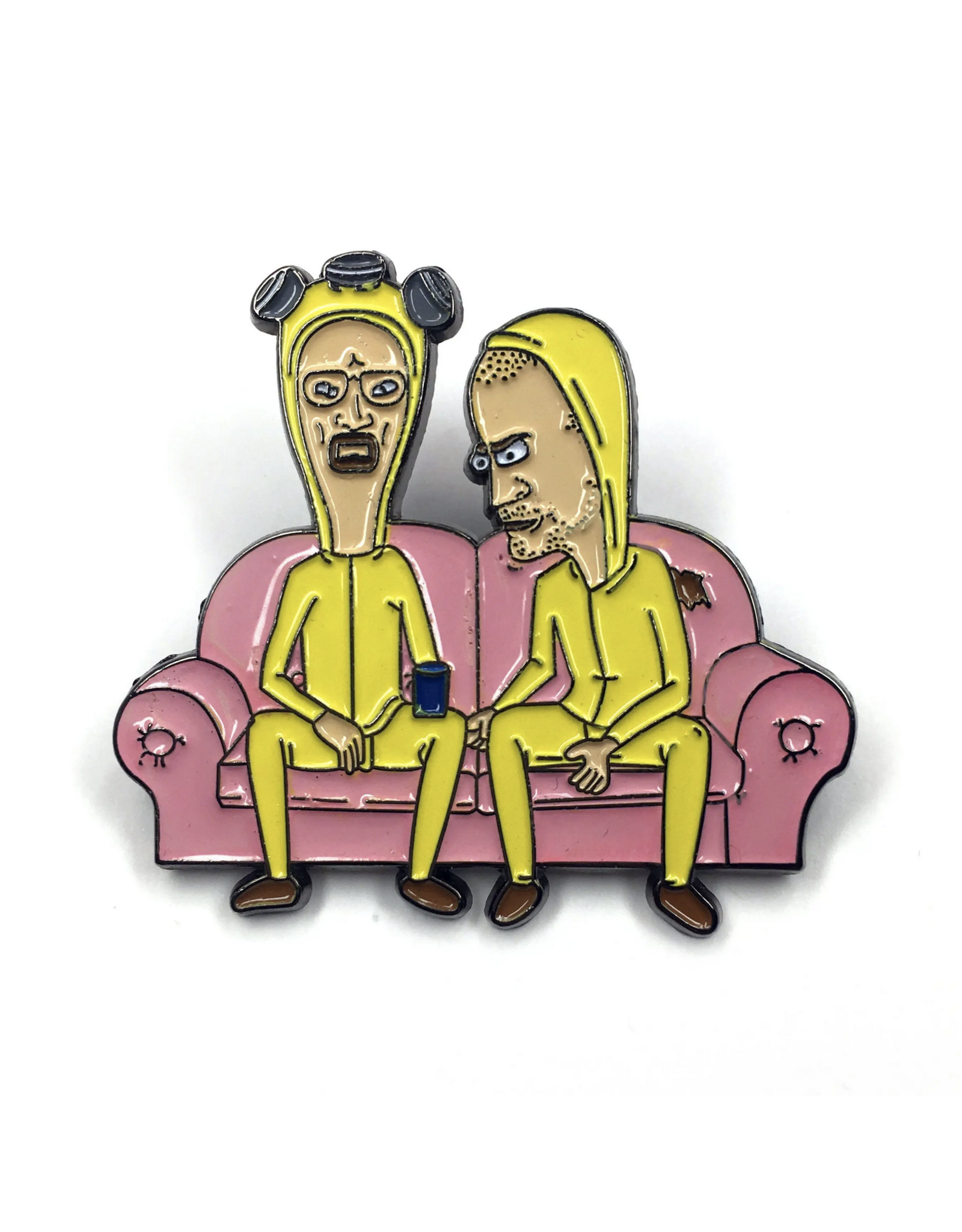 Breaking Bad Beavis and Butthead Enamel Pin