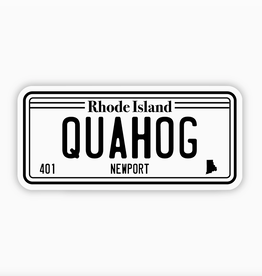 Newport, Rhode Island Quahog License Plate Sticker