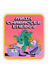 Main Character Energy Fab Godzilla Sticker