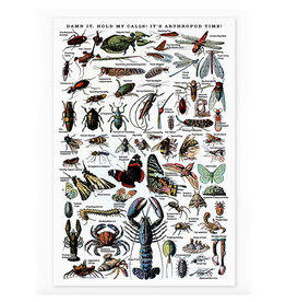 Arthropod Time Risograph Print - 11.5 x 17"