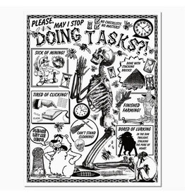 Doing Tasks Print - 11 x 14"