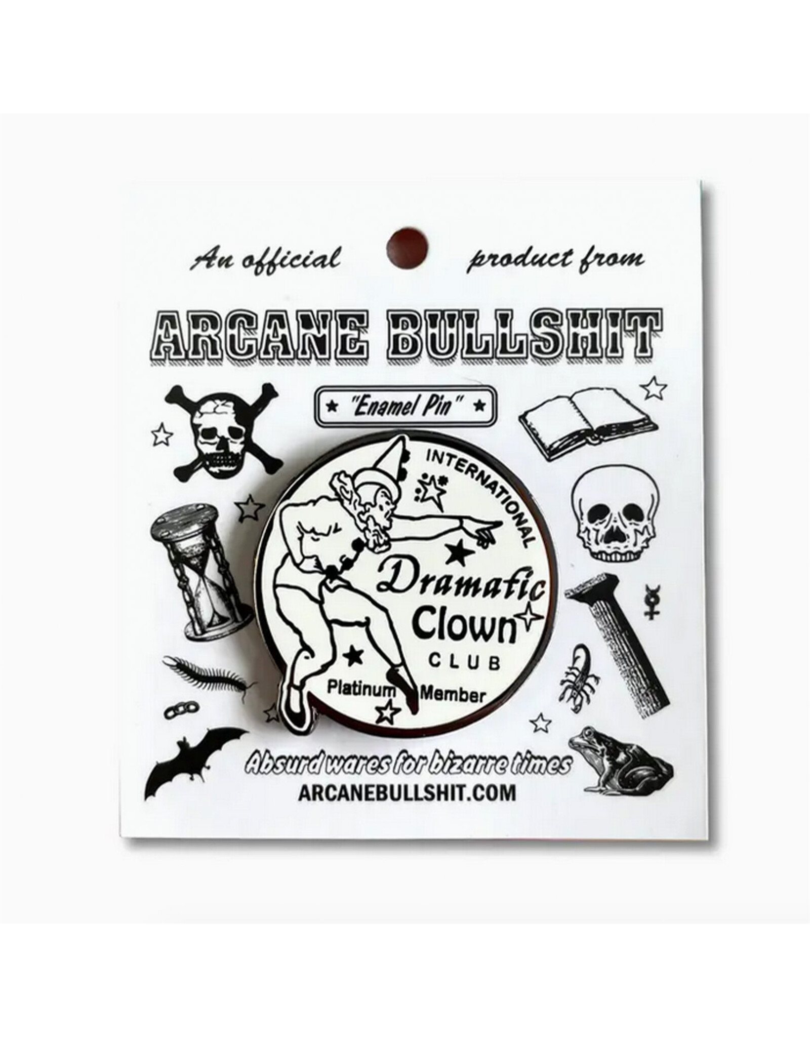 Dramatic Clown Club Enamel Pin
