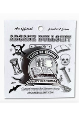 Dusty Old Tomes Enamel Pin