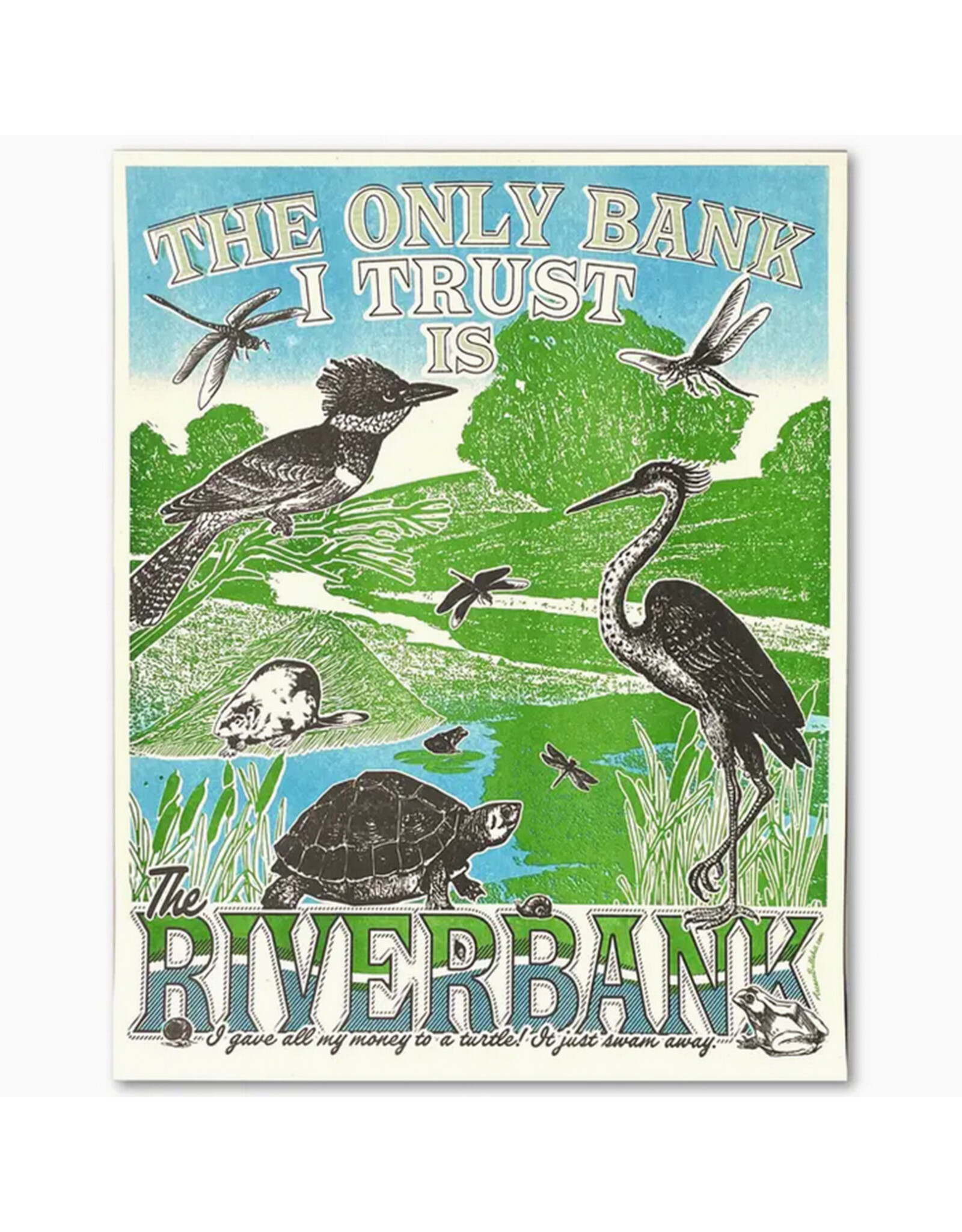 Riverbank Trust Print - 11 x 14"