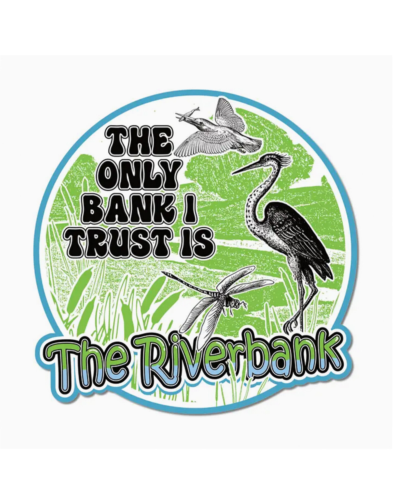 Riverbank Trust Round Sticker