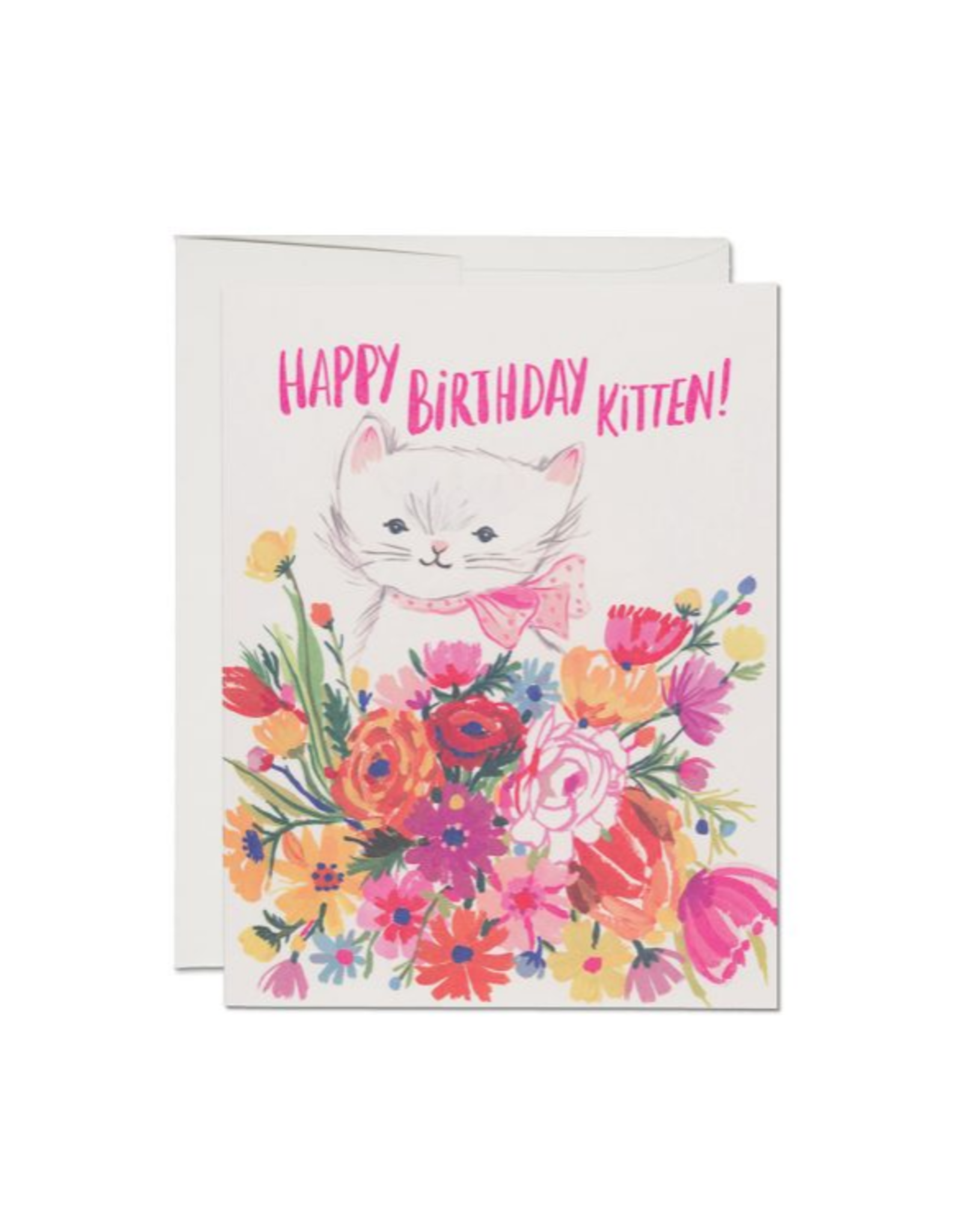 Happy Birthday Kitten Greeting Card