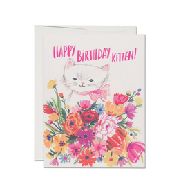 Happy Birthday Kitten Greeting Card
