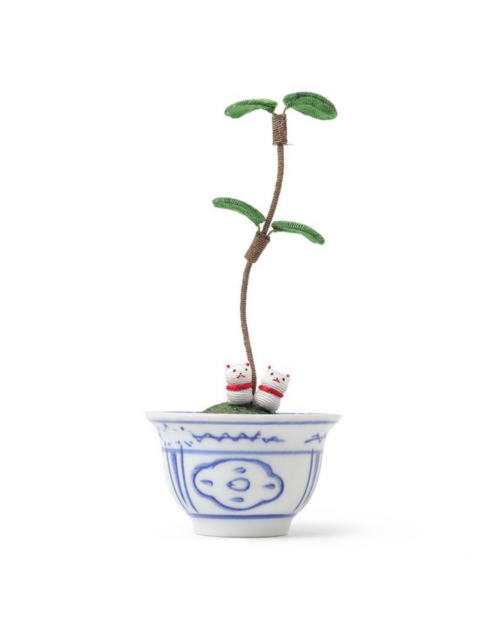 Fortune Cats Potted Plant