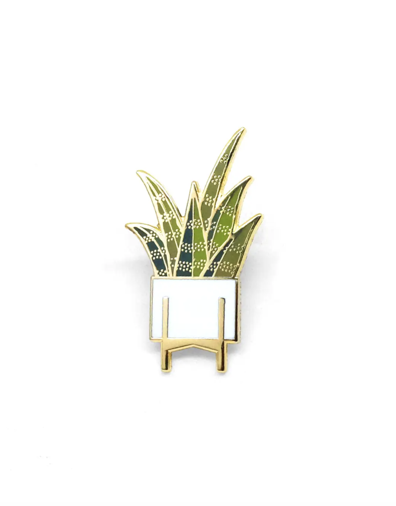 Synthesis Sansevieria Enamel Pin