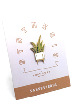 Synthesis Sansevieria Enamel Pin