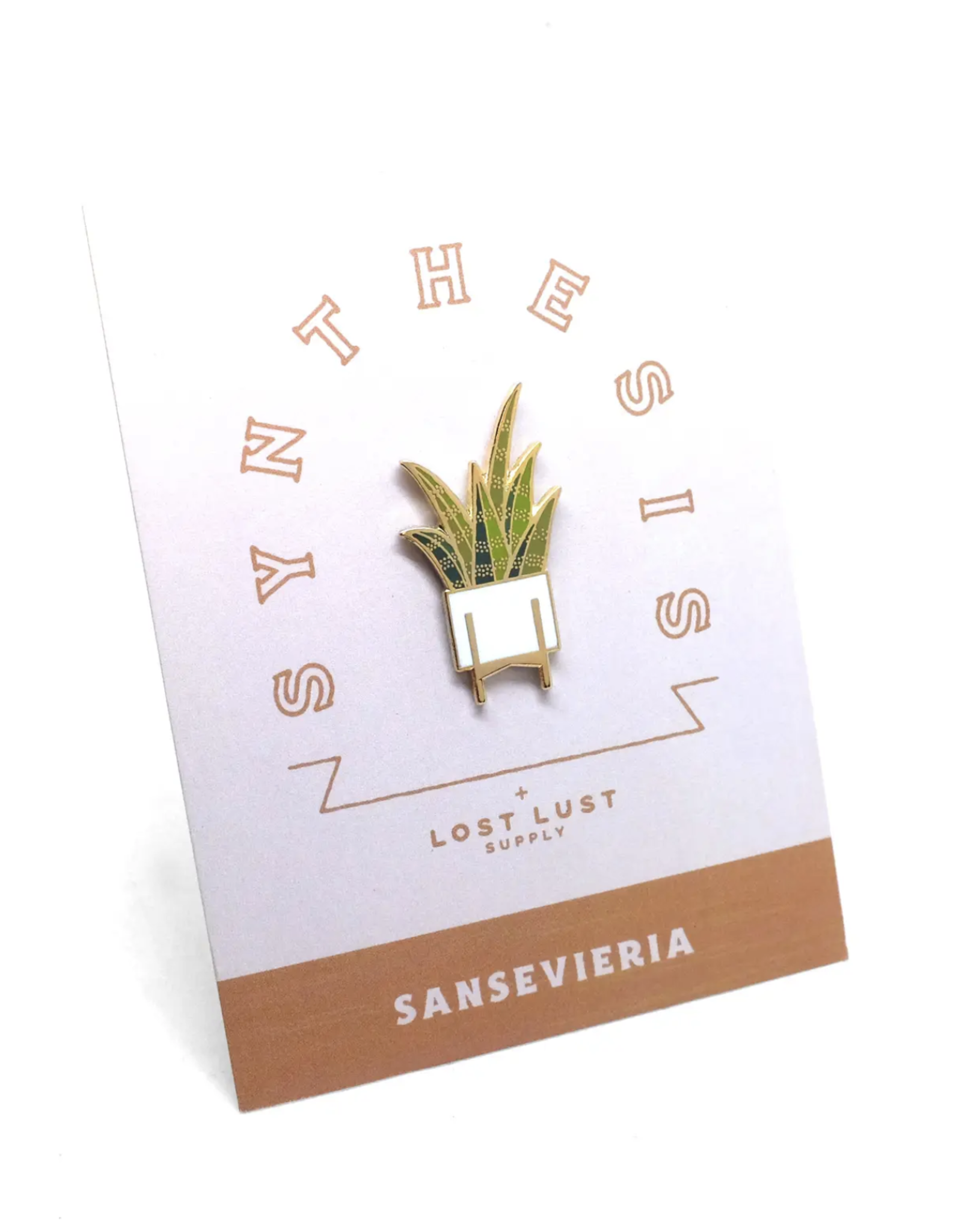 Synthesis Sansevieria Enamel Pin