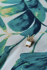 Synthesis Sansevieria Enamel Pin