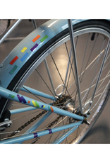 Bike Reflector Stickers - Rainbow Blocks Bike Reflector Stickers - Rainbow Blocks