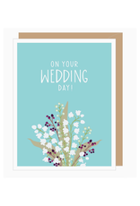 On Your Wedding Day Lily of the Valley Greeting Card