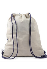Shiba Navy Drawstring Bag