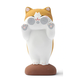 Tabby Tora Squished Window Cat Figurine