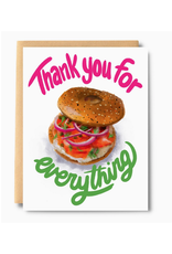 Thank You For Everything Bagel with Lox Greeting Card