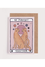 So Perfect Together Cheetahs Greeting Card