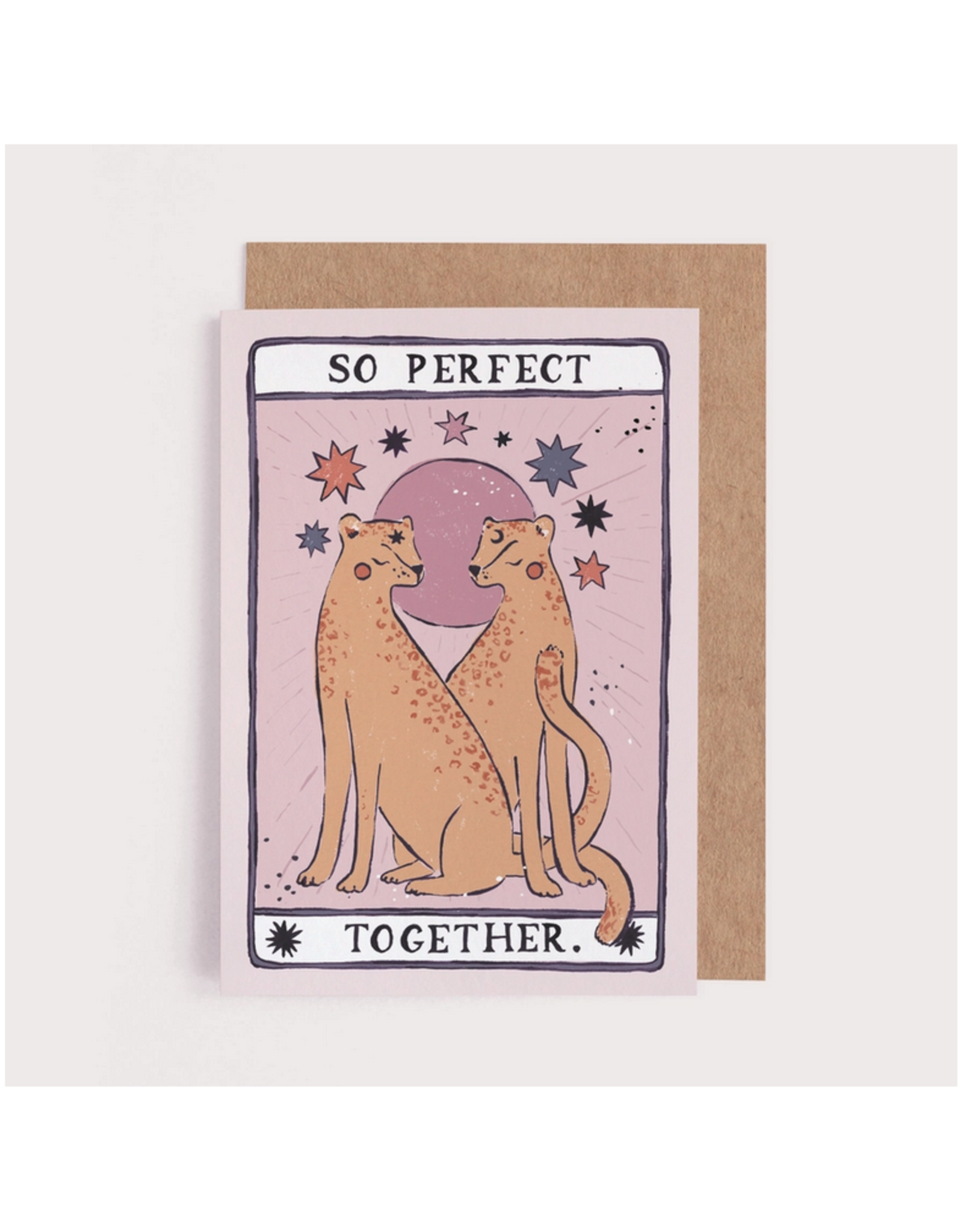 So Perfect Together Cheetahs Greeting Card