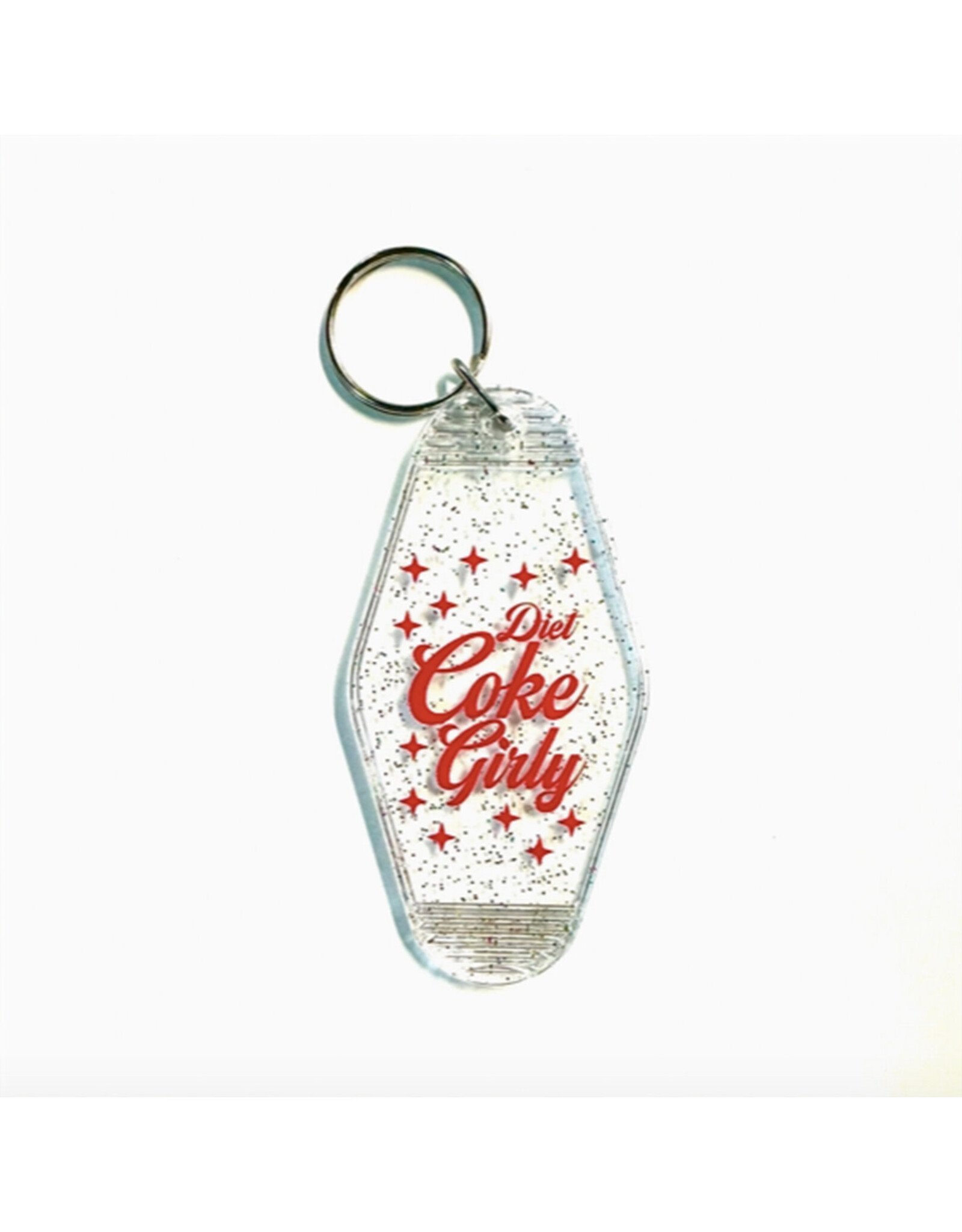 Diet Coke Girly Keychain