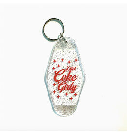 Diet Coke Girly Keychain