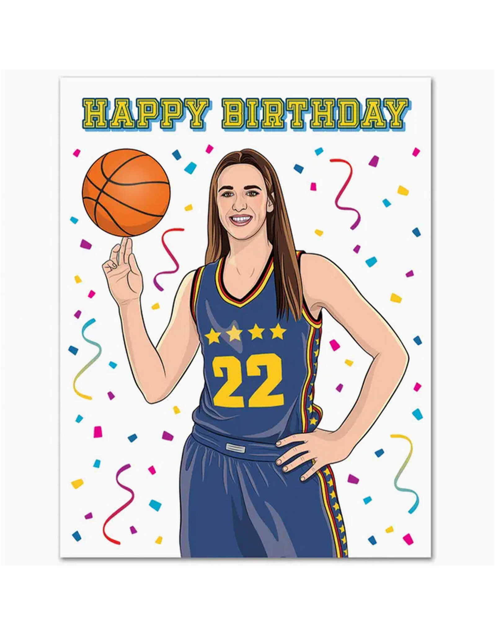 Caitlin Clark Birthday Greeting Card