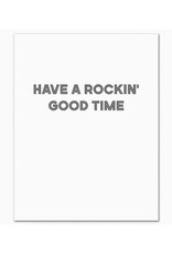 Elvis Rockin' Good Time Birthday Greeting Card