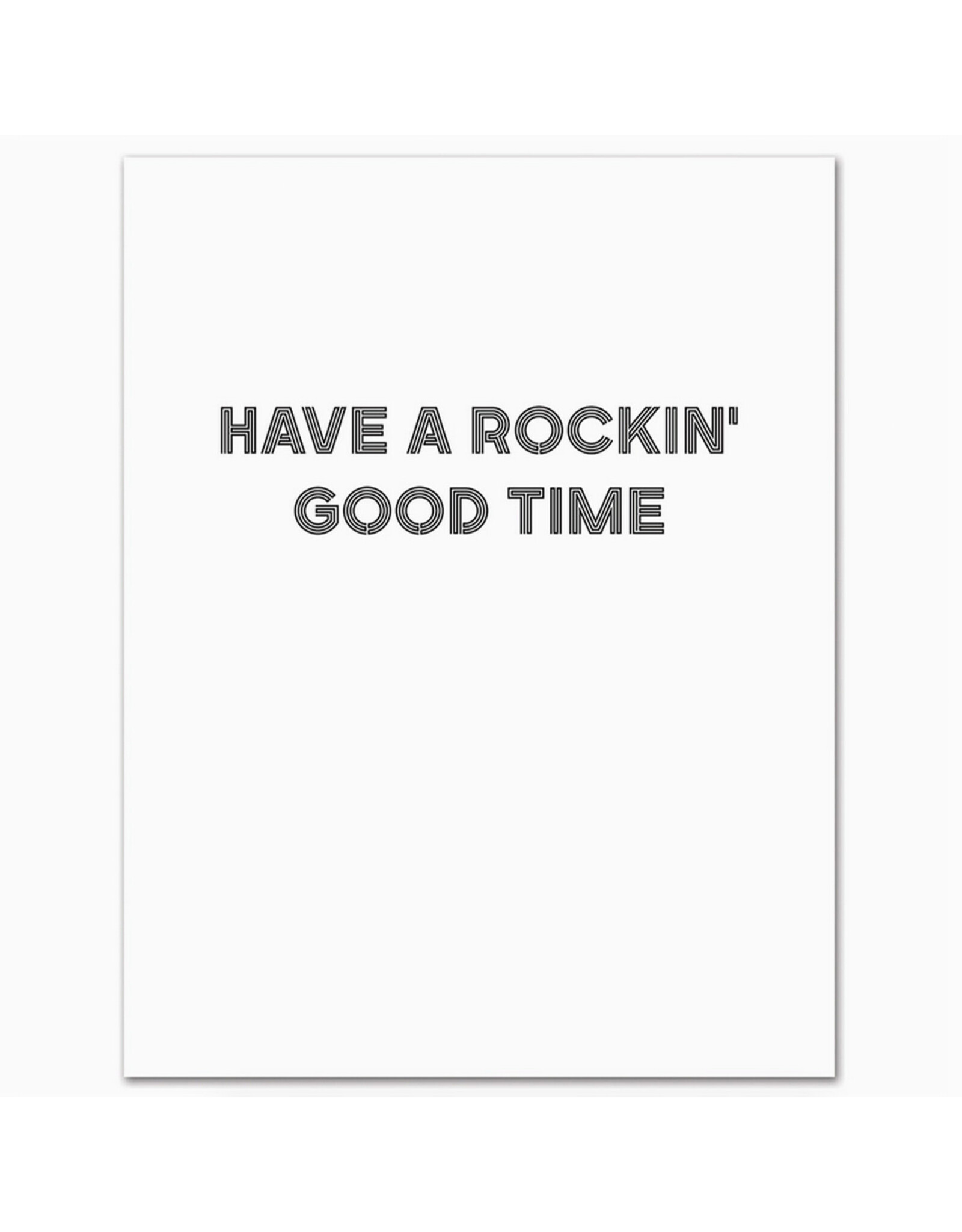 Elvis Rockin' Good Time Birthday Greeting Card
