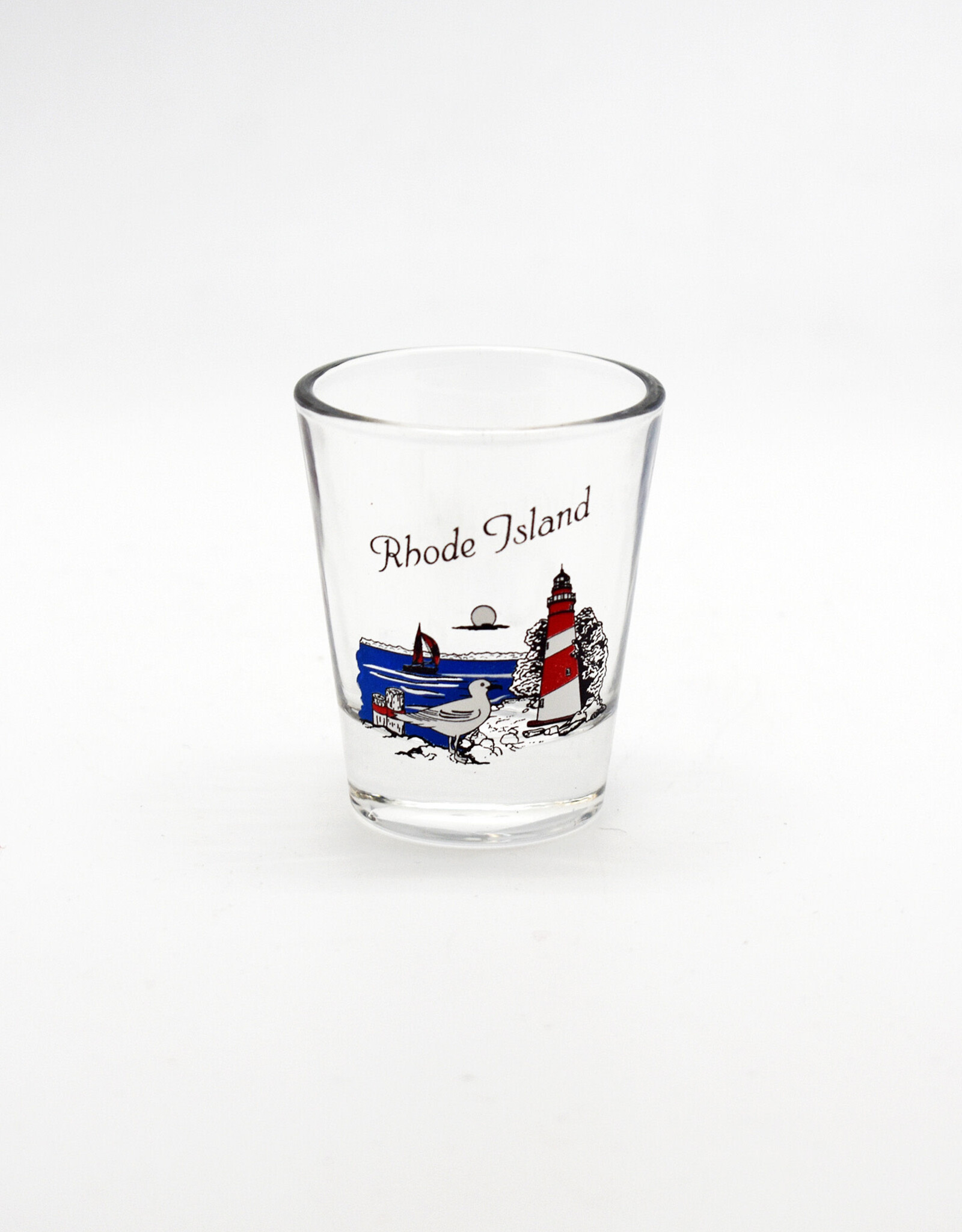 Rhode Island Lighthouse Seagull Shot Glass