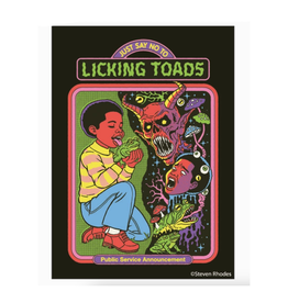 Just Say No To Licking Toads Magnet