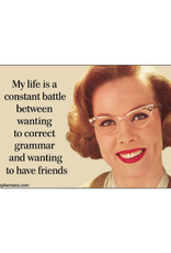Constant Battle Between Grammar and Friends Magnet Constant Battle Between Grammar and Friends Magnet