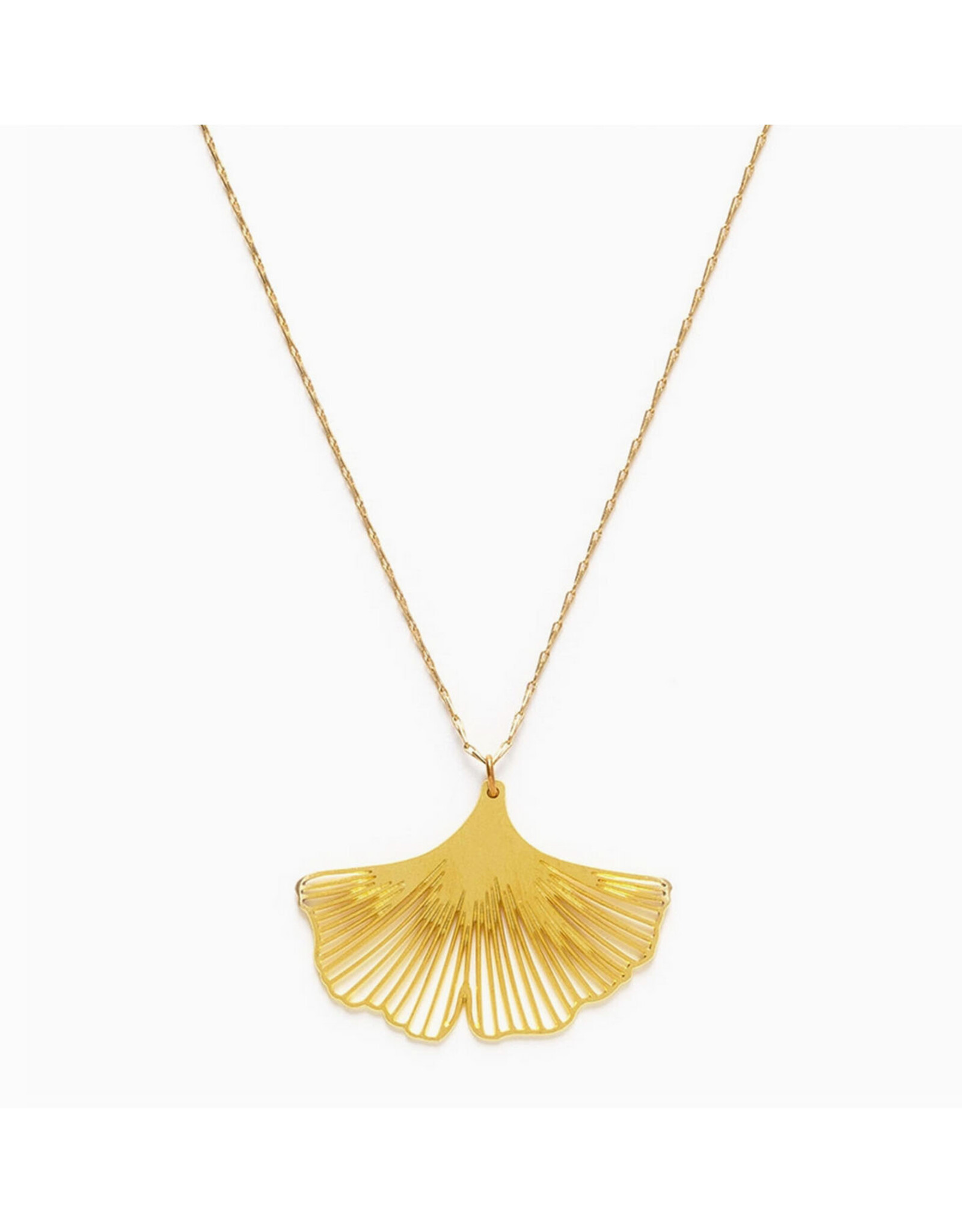 Ginkgo Leaf Necklace