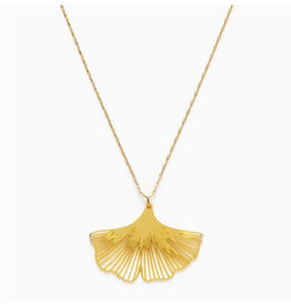 Ginkgo Leaf Necklace