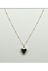 Silver Heart Locket Necklace