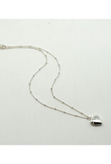 Silver Heart Locket Necklace
