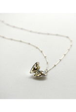 Silver Heart Locket Necklace