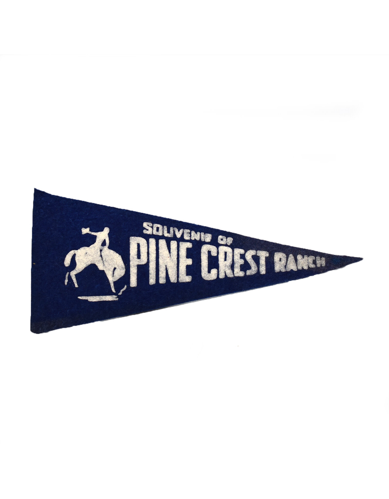 Pine Crest Ranch (Blue) Vintage Pennant - Small