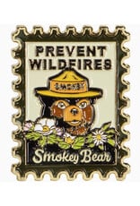 Smokey Bear Postage Stamp Enamel Pin