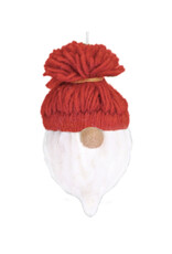 Red Pom Pom Santa Felt Ornament