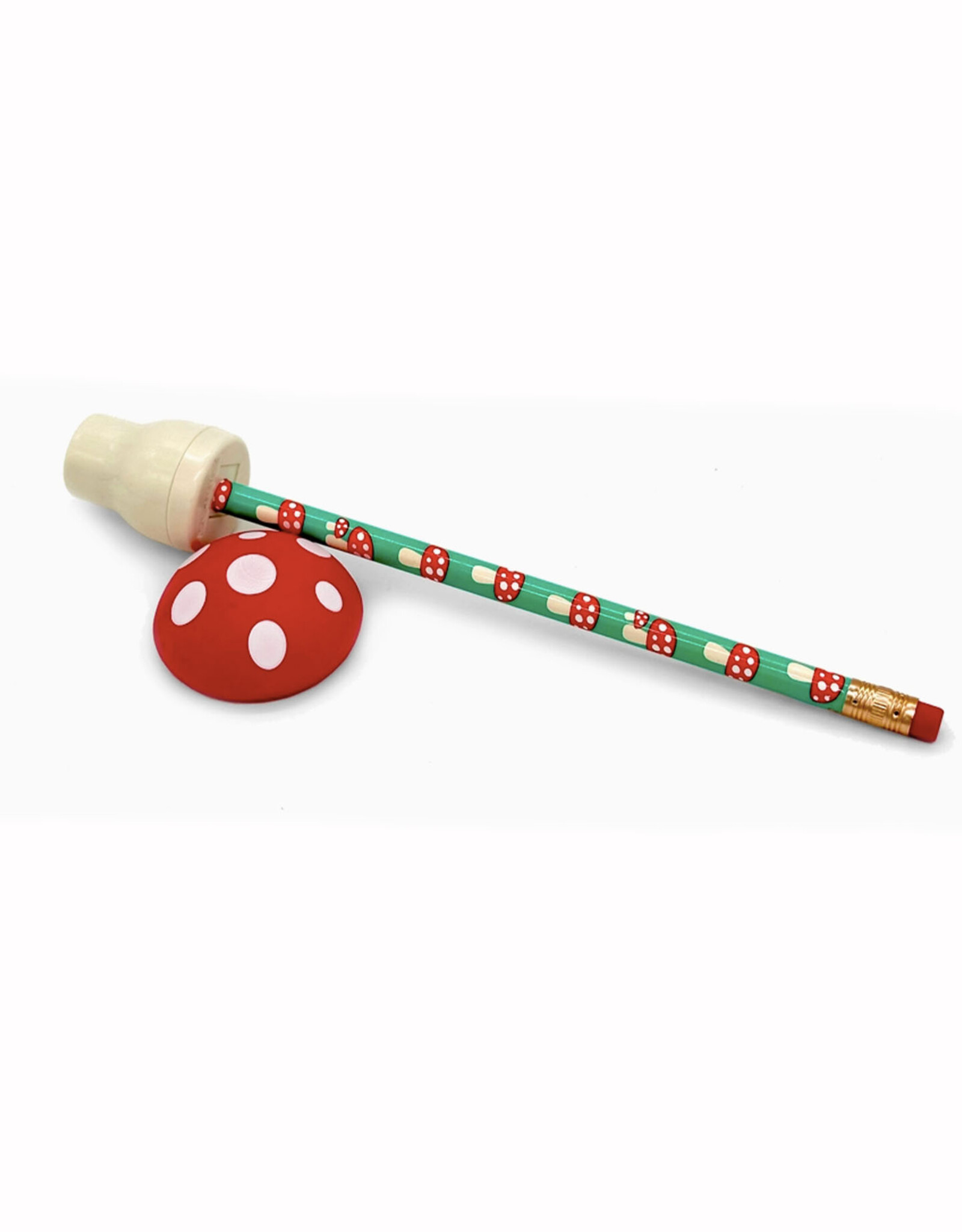 Writer's Workshop Mushroom Pencils + Sharpener Set